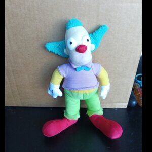 Universal Studios Parks The Simpsons Krusty The Clown Plush Toy